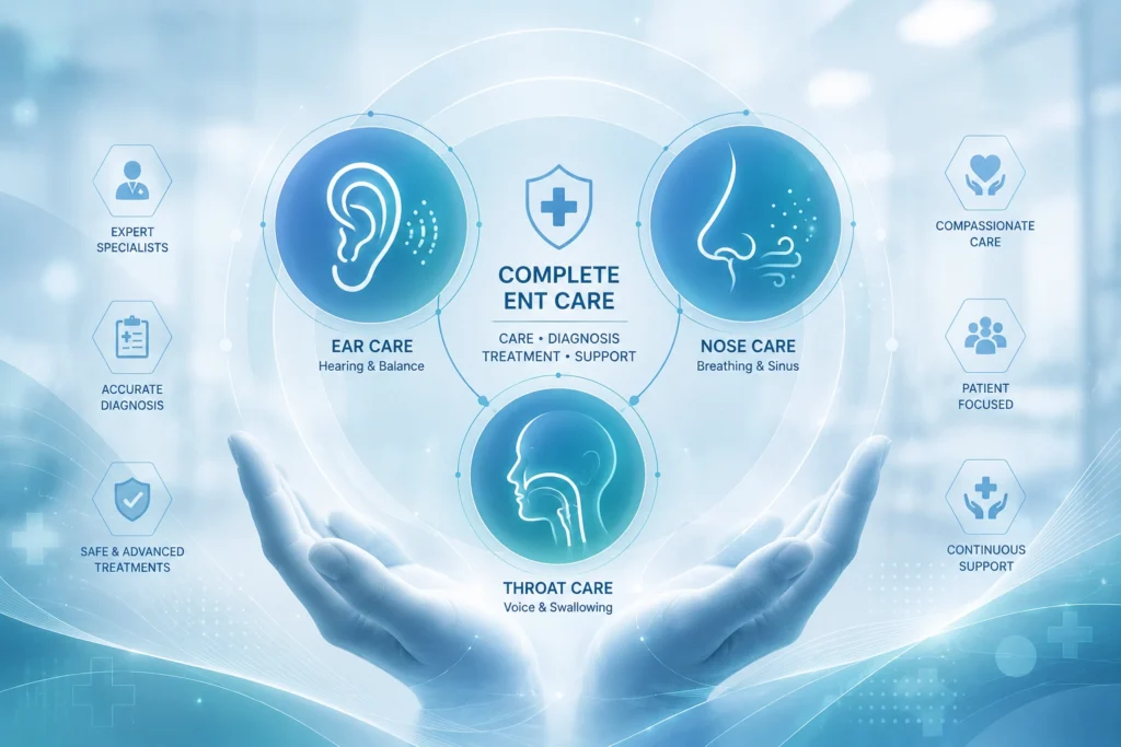 ENT department at Sri Lakshmi Super Speciality Hospital KR Puram Bangalore