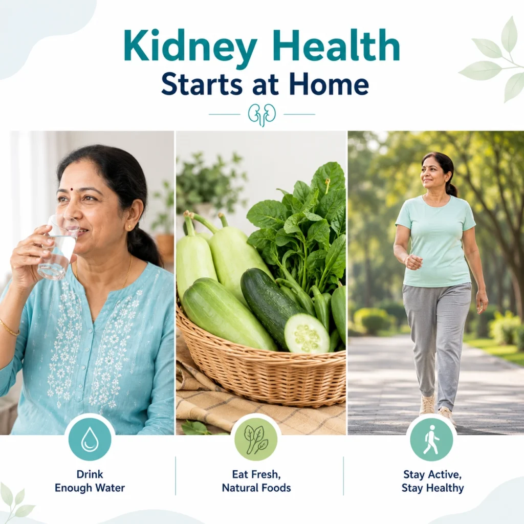 Kidney health starts at home
