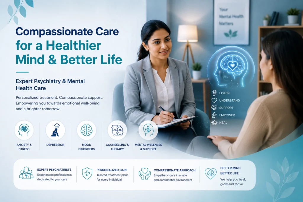 Psychiatry department at Sri Lakshmi Super Speciality Hospital KR Puram Bangalore